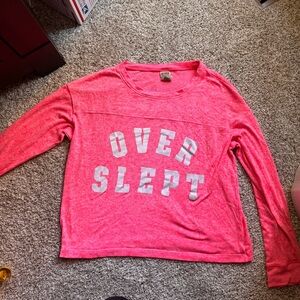 PINK Victoria's Secret Pink Oversized Pajama Top